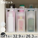 収納ケース 約 幅11×奥行32.9×高さ26.3cm ナチュラ ソートボックス S squ+ 同色5個セット ( 収納ボックス キッチン サニタリー 洗面 収...