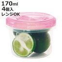 保存容器 170ml エブリーパック NO.1 浅型 4個入り ( 食品保存容器 プラスチック容器 フードストッカー 電子レンジ対応 冷蔵 プラスチック製保存容器 保存ケース 作り置き )【3980円以上送料無料】