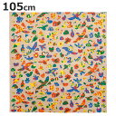 風呂敷 大判 約105cm 日本製 PATORI Happy bird 三巾 ( ふろしき 風呂敷き 大判風呂敷 エコバッグ お弁当包み フロシキ furoshiki バッグ 包み エコ 丈夫 綿100% )【3980円以上送料無料】