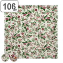 風呂敷 106cm 大判 抗菌 Sarahbel the timeless 抗菌ふろしき三巾 Garden エコバッグ ( ふろしき 風呂敷き 大判風呂敷 抗菌加工 抗ウィルス 防臭 抗カビ 前掛け テーブルクロス 綿100% インテリア カバー 花 ) 【3980円以上送料無料】