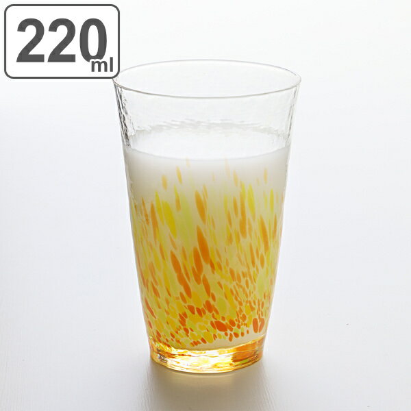 タンブラー グラス 220ml 水の彩 陽の彩 クリスタルガラス ファインクリスタル ガラス コップ 日本製 （ 食洗機対応 ガラスコップ カップ ガラス製 カクテルグラス ロング 瓶ビールグラス おしゃれ ） 【3980円以上送料無料】