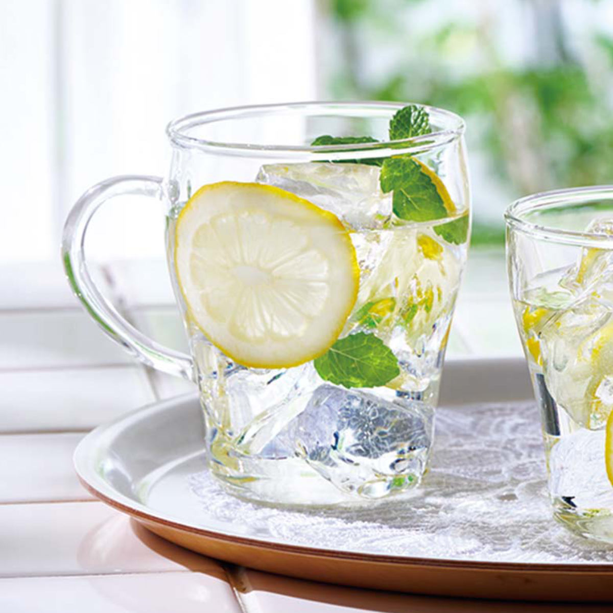 マグカップ 410ml 耐熱ガラス （ 食洗機対応 電子レンジ対応 耐熱マグ ガラスマグカップ マグ カップ コップ コーヒー 紅茶 サングリア ハーブティー 耐熱 アイス ホット 両用 おしゃれ ）【3980円以上送料無料】のサムネイル