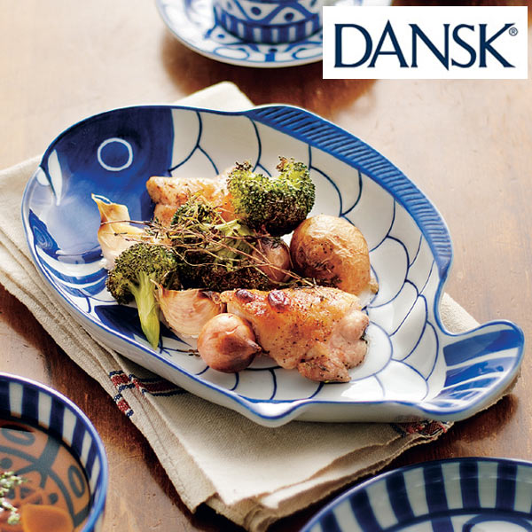 ダンスク ダンスク DANSK スモールフィッシュプラター アラベスク 洋食器 （ 送料無料 北欧 食器 オーブン対応 電子レンジ対応 食洗機対応 磁器 皿 ボウル 魚 大皿 おしゃれ 食器 器 ） 【3980円以上送料無料】