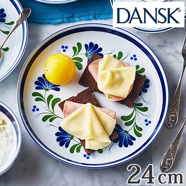 【先着】最大400円OFFクーポン有！ ダンスク DANSK ランチョンプレート 24cm セージソング 洋食器 （ 北欧 食器 オーブン対応 電子レンジ対応 食洗機対応 磁器 皿 プレート 大皿 おしゃれ 器 ） 【3980円以上送料無料】のサムネイル