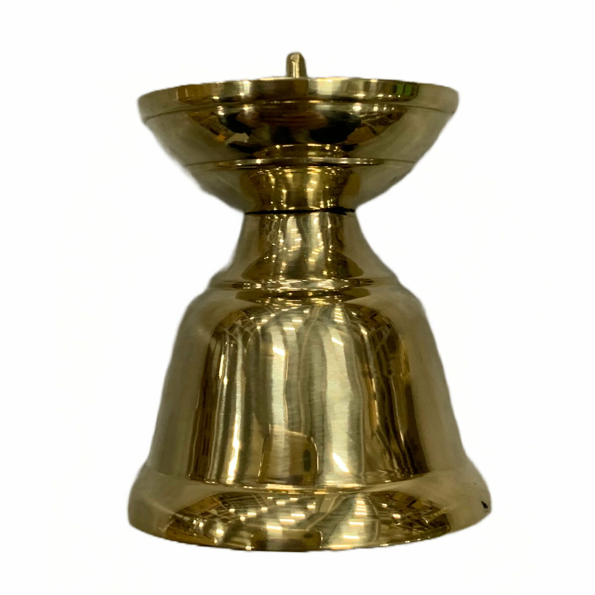 ローソク立て 中 真鍮 仏具 仏壇 ( 日本製 灯明 明かり 飾り ろうそくたて ろうそく お彼岸 彼岸 法要 法事 仏壇用 仏具用品 祭壇 一周忌 モダン仏具...