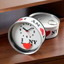 時計 掛け時計 CAN CLOCK 振り子付き アナログ ( 壁時計 壁掛け時計 インテリア 贈り物 缶 缶詰 ハート 振り子 リビング キッチン ダイニング ...