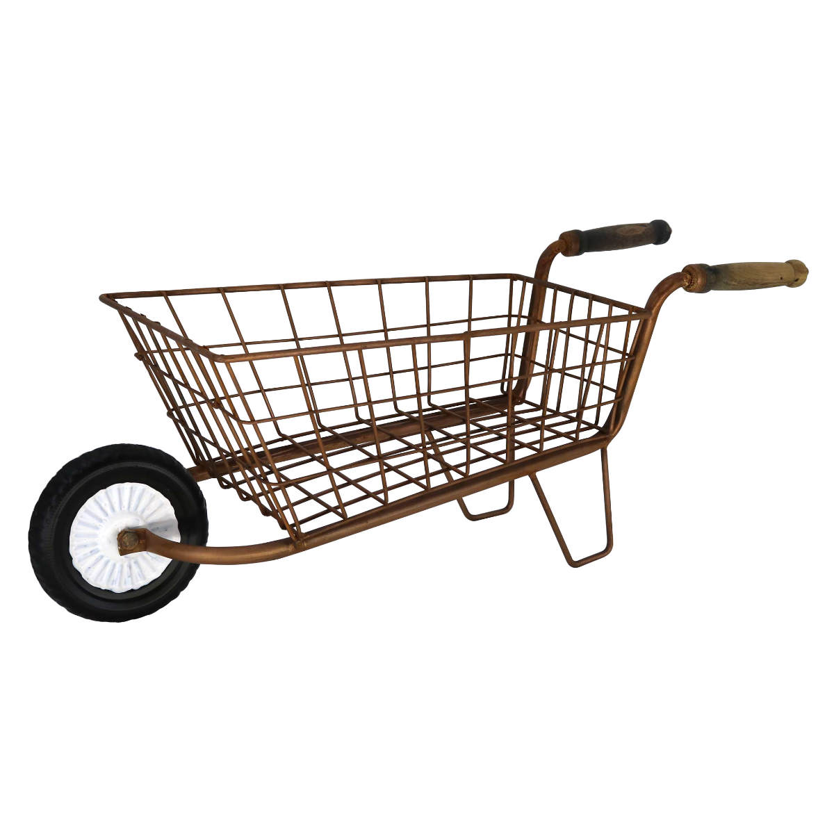 フラワーワゴン 一輪車 （ フラワースタンド ワゴン 花台 フラワーラック プランタースタンド 飾り 車 ..