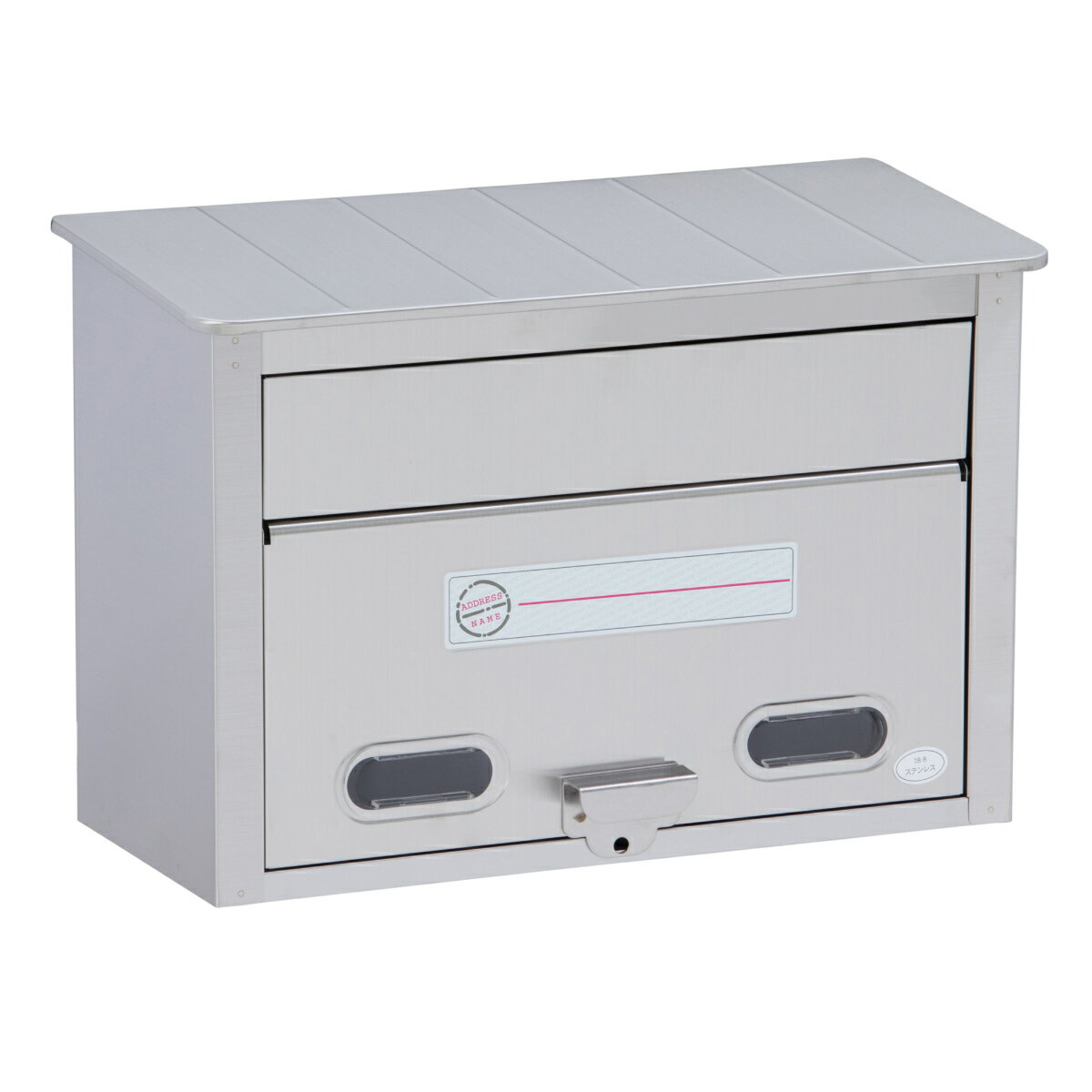 郵便ポスト ステンレスポスト 壁掛 （ 郵便 郵便受け ポスト POST 壁掛け 新聞受け メールボ ...