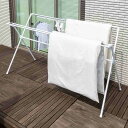 物干し 洗濯物干し 布団干し 伸縮式 X型 幅 145〜235cm ( 物干しスタンド 伸縮 ハンガーホルダー付き 折り畳み Wバー 室内用物干し 大容量 組み...