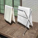 物干し 洗濯物干し 布団干し 伸縮式 X型 幅 134〜230cm ( 物干しスタンド 伸縮 ステンレス製 ハンガーホルダー付き 折り畳み 室内用物干し 大容量...