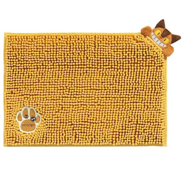 バスマット 35×50cm となりのトトロ にこにこネコバス 2 ネコバス トトロ （ モールバスマット モールマット キャラクタータオル ねこバス ジブリ マイクロファイバー モール マット 足ふき 足拭きマット 吸収 速乾 キャラクター ） 【3980円以上送料無料】のサムネイル