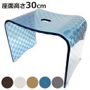 風呂椅子 風呂イス チェッカーN バスチェア Lサイズ 高さ30cm ( 風呂いす バスチェアー アクリル 風呂 バスグッズ 座面高30 お風呂椅子 お風呂イス...