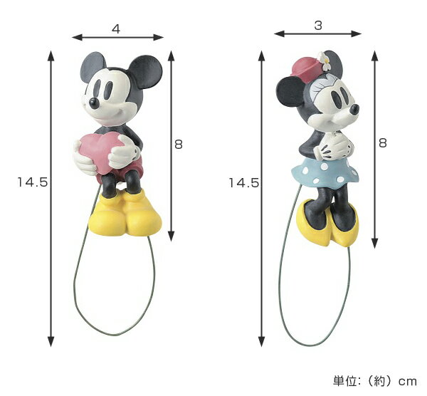 ハンギングオーナメント ミッキー ミニー （ ミッキーマウス ミニーマウス ガーデンピック ガーデンマスコット ディズニー エクステリア セトクラフト かわいい おしゃれ ） 【3980円以上送料無料】 3