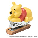 ステープラー POOH くまのプーさん ステーショナリー 文房具 （ 文具 雑貨 インテリア 事務用品 オフィス用品 置物 オブジェ ディスプレイ デザイン雑貨 持ち運び コンパクト オフィス 学校 自宅 プーさん Disney ） 【3980円以上送料無料】