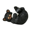 ガーデンオーナメント リトルベア あおむけ ソーラーオーナメント 光センサー LED ( 送料無料 ガーデンライト オブジェ 動物 オーナメント ソーラーライト ガーデンオブジェ ライト ) 【3980円以上送料無料】