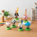 ペンスタンド スプリングアニマル ( ペン立て ペンホルダー 文房具 アニマル グッズ 雑貨 デスク 机 オフィス インテリア かわいい ) 【3980円以上送料無料】