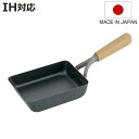 卵焼き器 IH対応 鉄製 ファイバーエンボス 日本製 ( ガス火対応 玉子焼き器 玉子焼きフライパン エッグパン フライパン 鉄のフライパン 鉄製調理器具 朝食...