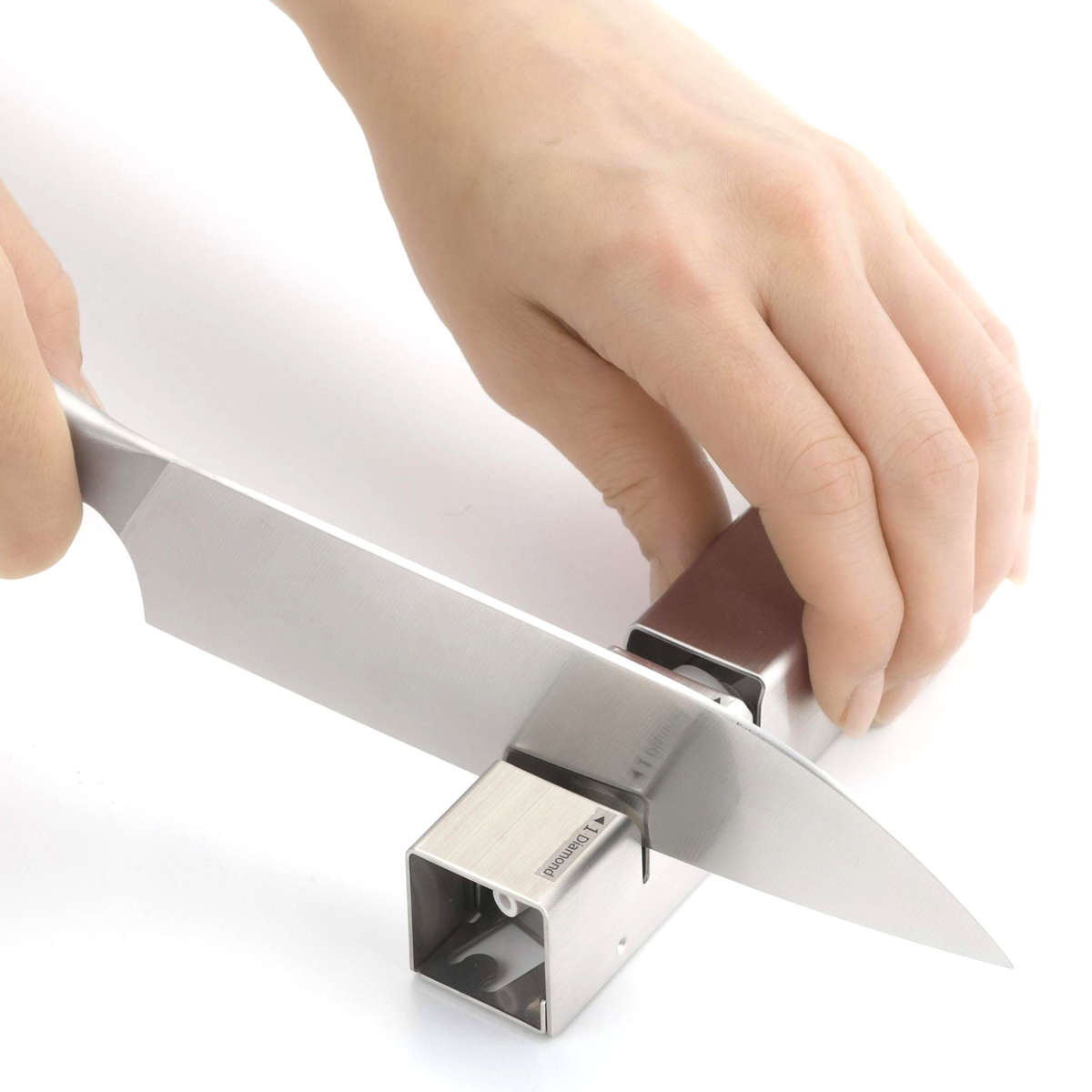 Seki High-Carbon Steel 30mm Santoku (All-Purpose Knife) | Japanese Kitchen Knife – view 3