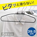 すべらないハンガー シャツハンガー 5本セット ( 衣類収納 洋服ハンガー シャツ ハンガー すべり落ちにくいハンガー 5本 衣類 収納用品 すべり止め 収納 ) 【3980円以上送料無料】
