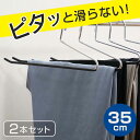 すべらないハンガー スラックスハンガー 2本セット ( 衣類収納 洋服ハンガー ハンガー スラックス スカート すべり落ちにくいハンガー 2本 衣類 収納用品 すべり止め 収納 ) 【3980円以上送料無料】