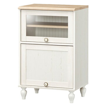 キャビネット フラップ扉 ろくろ脚 フレンチシャビー 約幅57cm ( 送料無料 収納棚 収納ラック 多目的ラック リビングボード リビング収納 ディスプレイラック ガラス扉付き 木製 一人暮らし 白 ホワイト かわいい おしゃれ 上品 )【3980円以上送料無料】