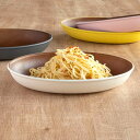 プレート オーバル 25.5cm 木目調 isso ecco ( 食洗機対応 電子レンジ対応 中皿 お皿 パスタ皿 カレー皿 防汚性 撥水性 軽い 割れにくい ...