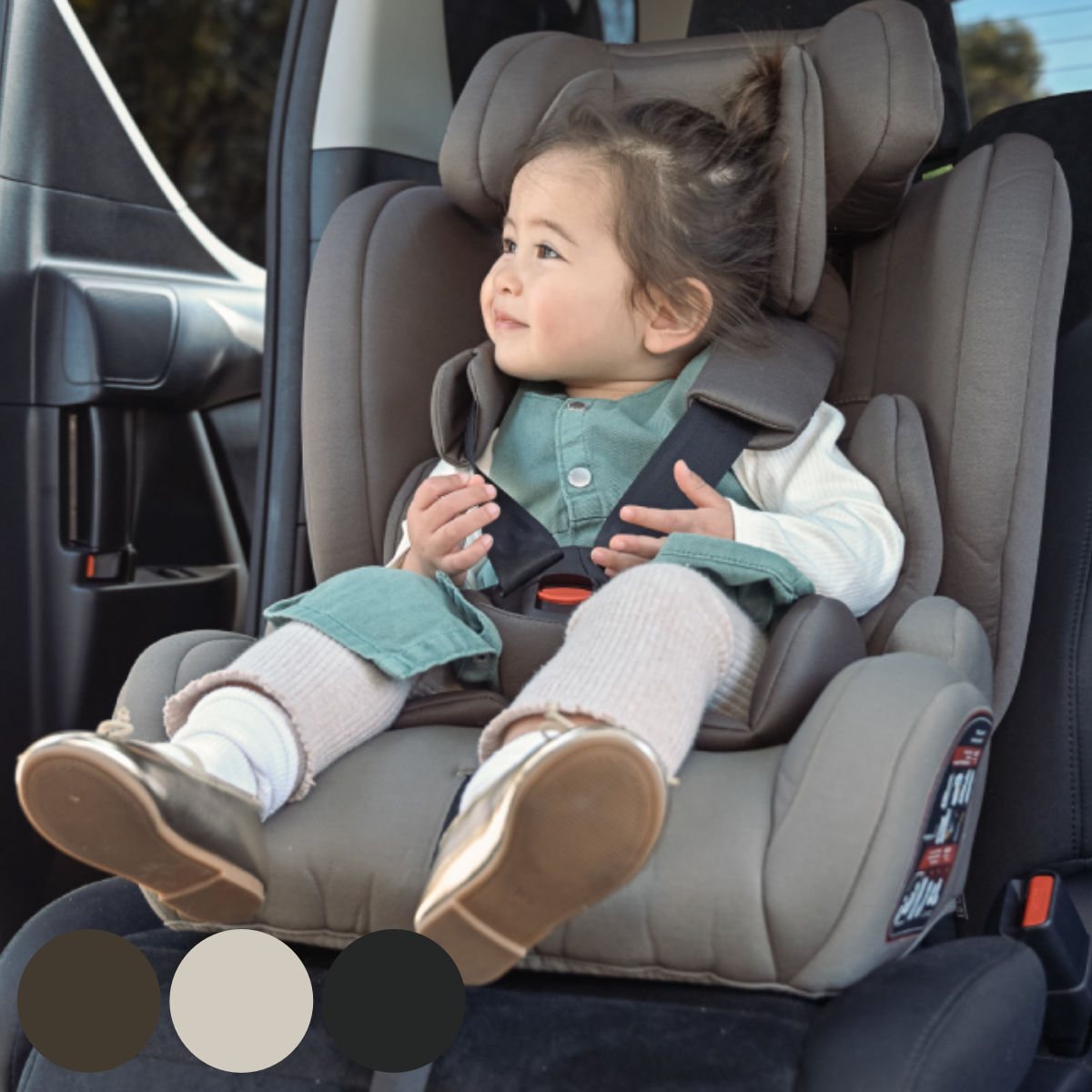 チャイルドシート ジュニアシート ISOFIX 身長 76cm〜150cm ( 新安全基準R129適合 15ヶ月から 1歳〜11歳 ベビーシート 長く使える 洗える リクライニング ロングユース ベビー 赤ちゃん 子ども 簡単取付 シンプル )【3980円以上送料無料】