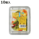 使い捨て容器 クリアパック ミニ 10個入 フードパック ( プラスチック容器 パック 容器 使い捨て 弁当箱 角型 日本製 使い捨てパック プラ容器 クリア お弁当箱 ランチボックス 蓋付き 蓋 ふた 10枚 10個 )【3980円以上送料無料】