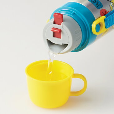 水筒 キッズ 600ml 直飲み コップ 2way ステンレス ミニオンズ フィーバー ( ミニオン 保温 保冷 コップ飲み ステンレスボトル 子供 直のみ 幼稚園 保育園 子供用水筒 すいとう キャラクター )【3980円以上送料無料】