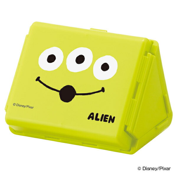 おにぎりケース 折りたたみ トイ・ストーリー エイリアン （ リトル・グリーン・メン 弁当箱 ランチボックス レンジ対応 食洗機対応 リトルグリーンメン おむすびケース おにぎり おむすび 三角 弁当 お弁当 たためる ） 【3980円以上送料無料】のサムネイル