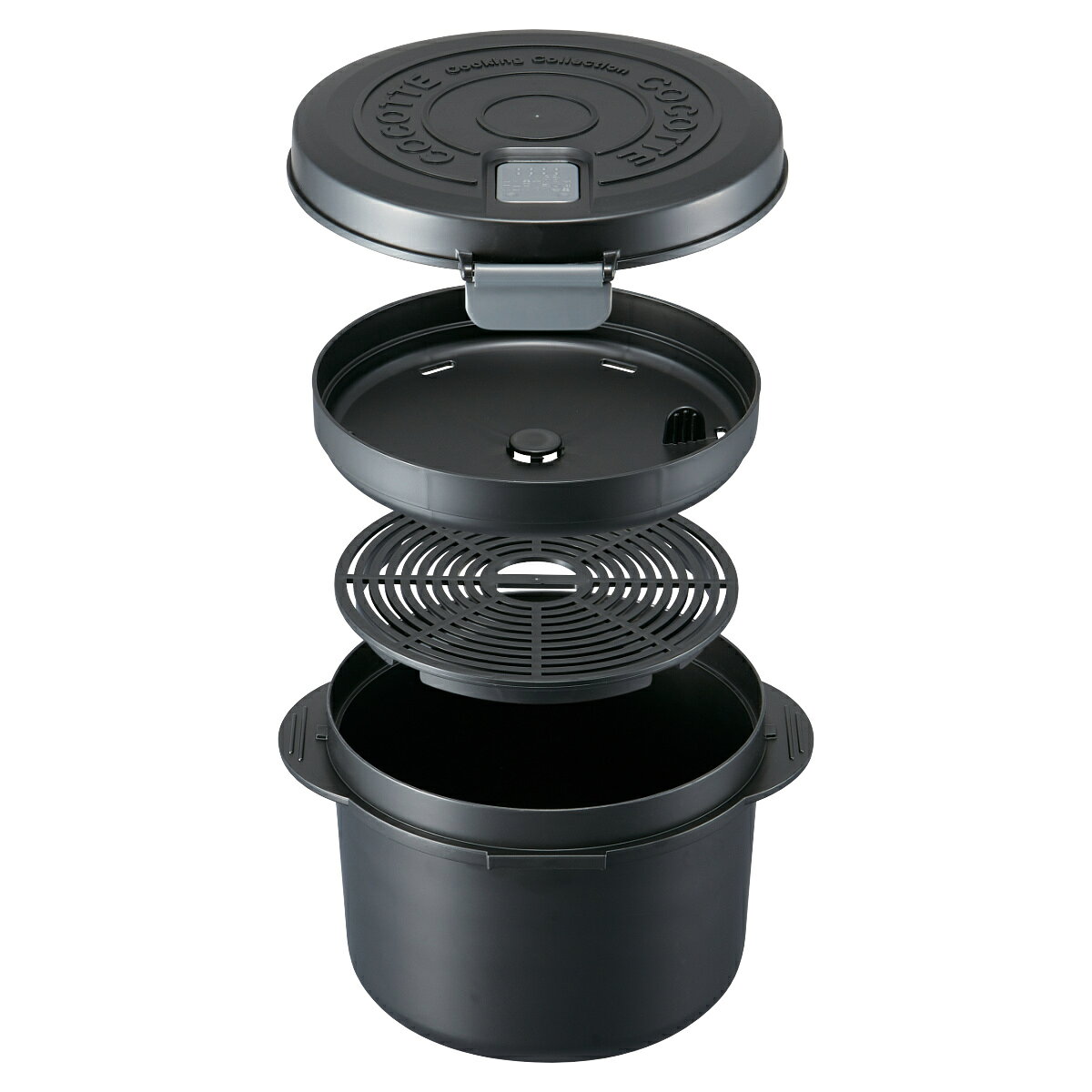 電子レンジ調理器 カレー＆シチューメーカー ベーシック （ レンジ 簡単 手軽 時短 調理 電子レンジ カレー シチュー 火を使わない 料理 便利グッズ プラスチック製 炊飯 煮込み ） 【3980円以上送料無料】 colorfulbox-10125122 お弁当グッズのカラフルボックス サンプル画像3