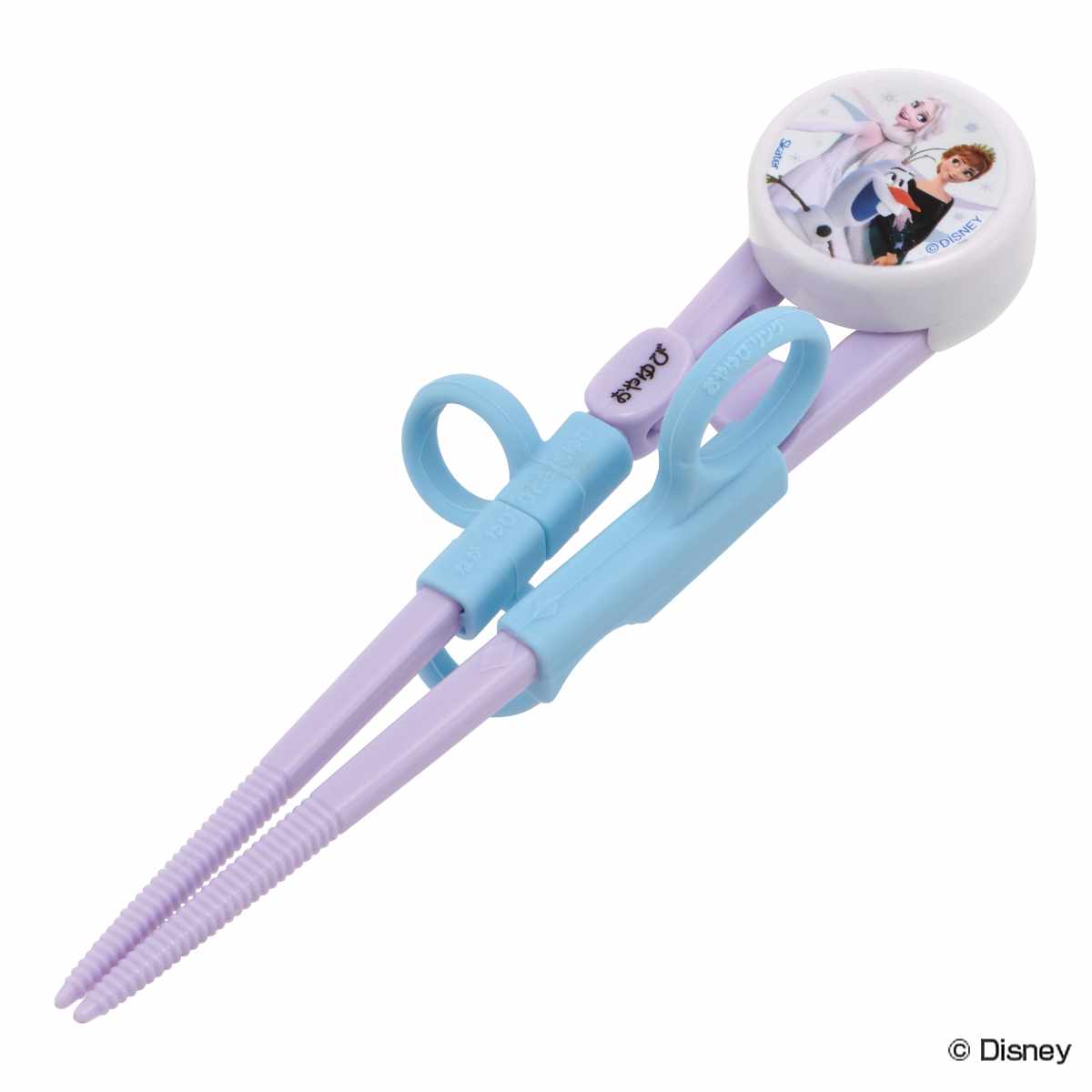 トレーニング箸 14cm アナと雪の女王 プラスチック ( おけいこ箸 躾箸 躾け箸 練習箸 箸 はし 持ち方 練習 子供 子ども キッズ キャラクター お箸 アナ雪 右利き用 滑り止め加工 ディズニー 3段階 ) 【3980円以上送料無料】