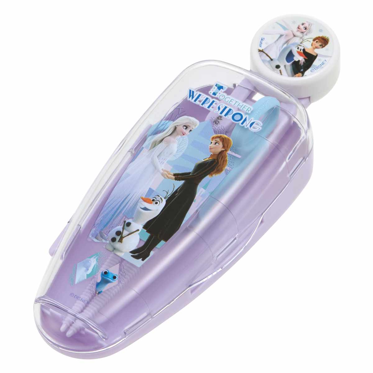 トレーニング箸 14cm アナと雪の女王 ケース付き プラスチック （ おけいこ箸 躾箸 躾け箸 練習箸 箸 はし 持ち方 練習 子供 子ども キッズ お箸 右利き用 滑り止め加工 3段階 キャラクター アナ雪 ディズニー ） 【3980円以上送料無料】 2