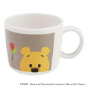 マグカップ 230ml くまのプーさん プチフレンズ プラスチック ( 食洗器対応 マグ カップ コップ 子ども用 子ども用食器 樹脂製 メラミン 軽い 割れにくい キャラクター メラミン食器 子ども キッズ かわいい プーさん ディズニー ) 【3980円以上送料無料】