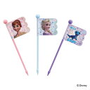 ピック お弁当 9本入 3柄×各3本 アナと雪の女王 ( アナ雪 おかずピック お弁当ピック ピックス 弁当 子供 飾り 彩り お弁当用 子供用 幼稚園 保育園 キッズ ) 【3980円以上送料無料】
