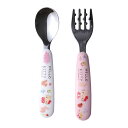 スプーン&フォーク ハローキティ フォレストフレンズ ステンレス ( 食洗機対応 スプーン フォーク 子ども用 カトラリー すくいやすい 食べやすい 太め 握り...