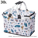 保冷バッグ 30L アルミハンドルバスケット くまのプーさん アウトドア ( 保温 保冷 折りたたみ バッグ バスケット プーさん ディズニー キャラクター ク...