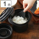 【先着】最大400円OFFクーポン有！ 電子レンジ炊飯器 1合用 しゃもじ付き 糖質カットご飯メーカー （ 炊飯 一合炊き 糖質カット 電子レンジ調理器 レンジ調理 炊飯器 食洗機対応 1合 一合 煮る 蒸す 炊く 糖質オフ レシピ付き 電子レンジ料理 ）【3980円以上送料無料】