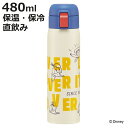水筒 480ml ステンレスワンタッチボトル ドナルドダック ( ドナルド 直飲み ワンプッシュ ステンレスボトル マグボトル キャップロック 真空二重構造 直...
