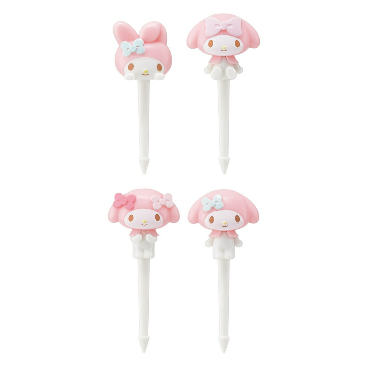ピック 4本入り ランチピックス マイメロディ ( マイメロ ランチピック お弁当ピック お弁当 飾り キャラクター ピックス おかずピック ピンチョス 楊枝 ...