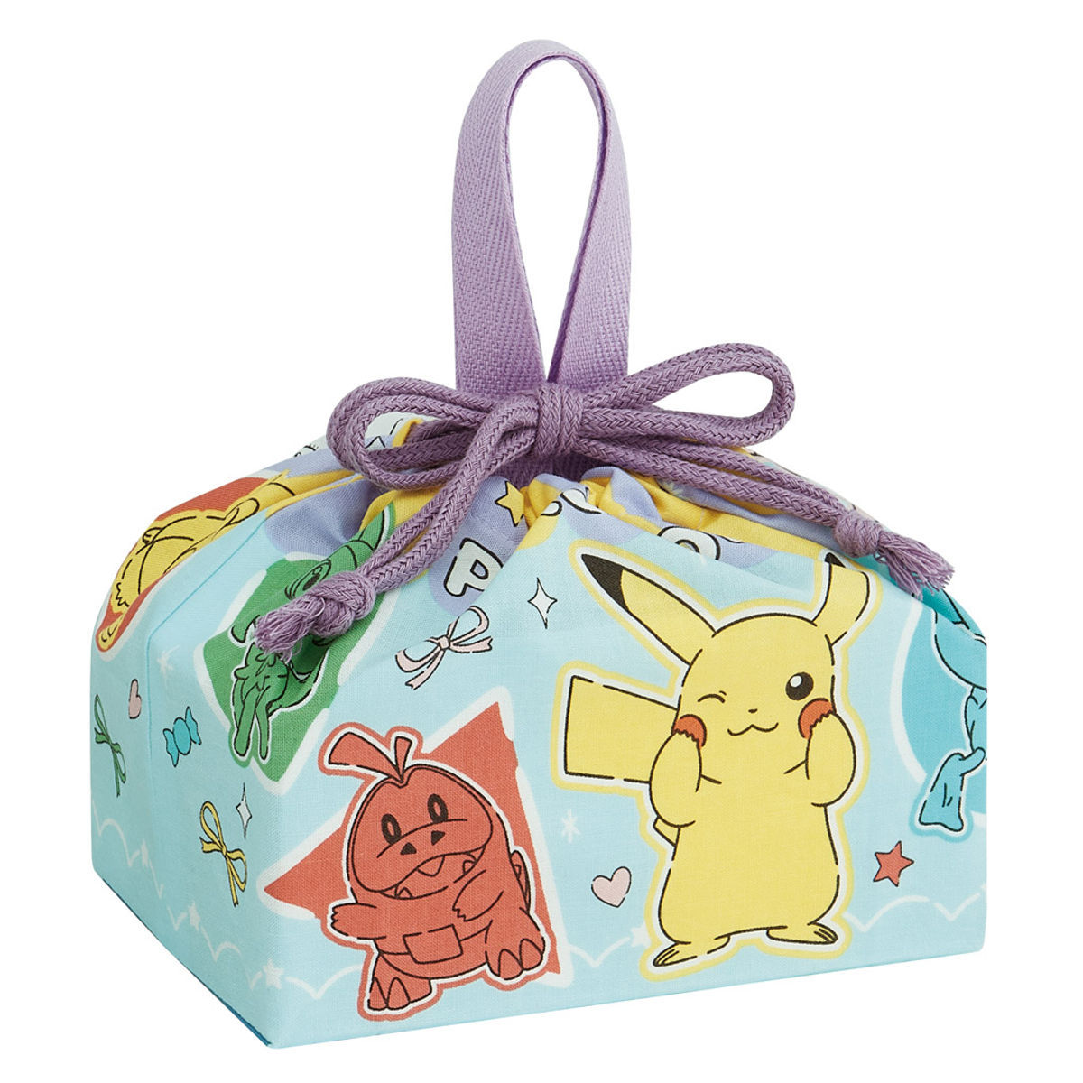 お弁当袋 ランチ巾着 ポケモンポッピング （ ポケットモンスター 弁当袋 給食袋 巾着袋 ランチバッ ...