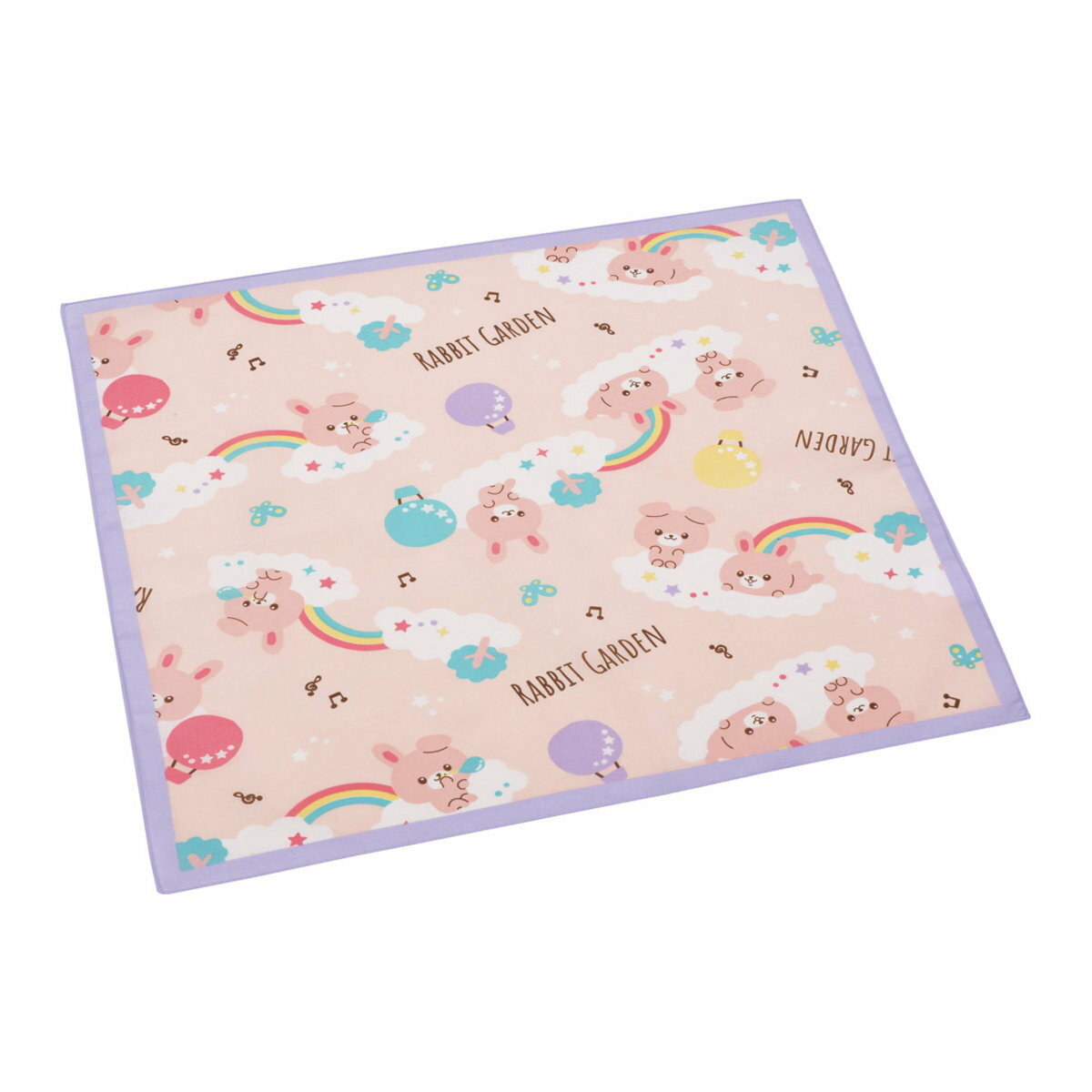 ランチクロス ラビットガーデン ( ナフキン ランチョンマット 弁当包み 三角巾 給食ナフキン 日本製 お弁当箱 弁当 弁当箱 包み 入れ 子供用 幼稚園 保育...