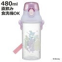 水筒 480ml 食洗機対応プラクリアボトル プリンセスシルエット ( 食洗機対応 直飲み プラボトル プラスチック ワンプッシュ ボトル 軽量 日本製 キッズ...