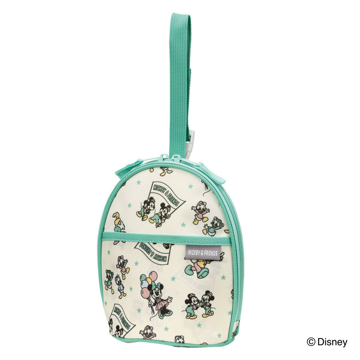 マグポーチ ベビーマグポーチ 持ち手付き 保温 保冷 フレンズ レトロ ( Disney ミッキー 哺乳瓶ケース 保冷ケース 保冷バッグ マグボトル 収納 ポー...