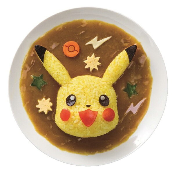 ご飯抜き型 ポケットモンスター ピカチュウ キャラカレー デコ型 押し型 （ ご飯型 ライス型 おにぎり型 キャラごはん ポケモン デコカレー 型 ご飯押し型 おにぎり押し型 キャラ鍋 デコ鍋 キャラご飯 ） 【3980円以上送料無料】のサムネイル