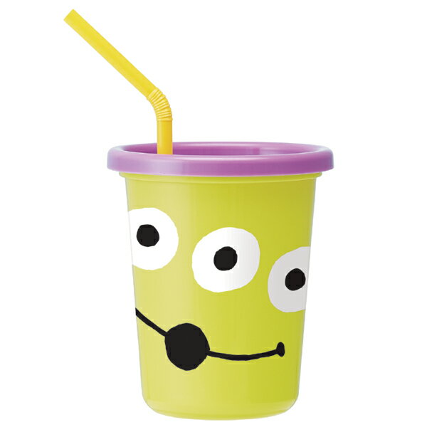 ストロー付きタンブラー トイ・ストーリー エイリアン フェイス 3個セット 320ml （ コップ タンブラー ストロー付き 子供用食器 キャラクター セット プラスチック フタ付き 蓋 ）【3980円以上送料無料】通販格安セール情報　楽天　通販