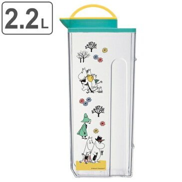 冷水筒 ムーミン 耐熱 縦置き 横置き ピッチャー 2.2リットル 麦茶ポット ( 冷水ポット 麦茶 ポット 水差しポット 約 2リットル 2L スナフキン ムーミンパパ ムーミンママ )【3980円以上送料無料】