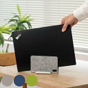 PCスタンド 縦置き フェルトカバー付 スタンド ユートリム タブレット PC用 ( パソコンスタンド ノートパソコン ノートPC タブレットスタンド 収納 フ...