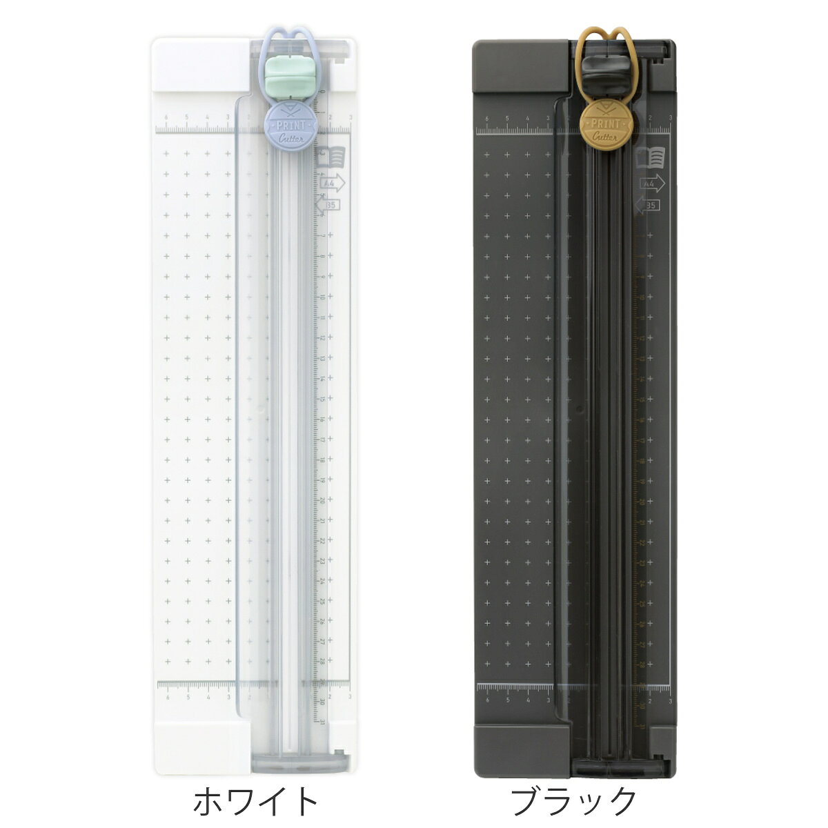カッター プリントカッター A4 縦 対応 折り目 プリント ノート （ 裁断機 ペーパーカッター 5枚裁断 用紙 勉強 学習 学校 塾 オフィス 事務 書類 資料 宿題 課題 整理 事務用品 B5サイズ A4サイズ 簡単 ）【3980円以上送料無料】 colorfulbox-10187756 お弁当グッズのカラフルボックス サンプル画像3
