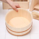 木製湯桶 ゆ 木製 湯桶 桶 おけ 天然木 ( 手おけ お風呂 浴用品 木 白松 銭湯 温泉 風呂おけ 取っ手 木目 すくいやすい 洗面器 レトロ ) 【3980円以上送料無料】
